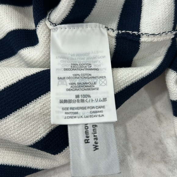 J Crew Long Sleeve Knit Boatneck Top Embroidered NWT - Picture 11 of 11